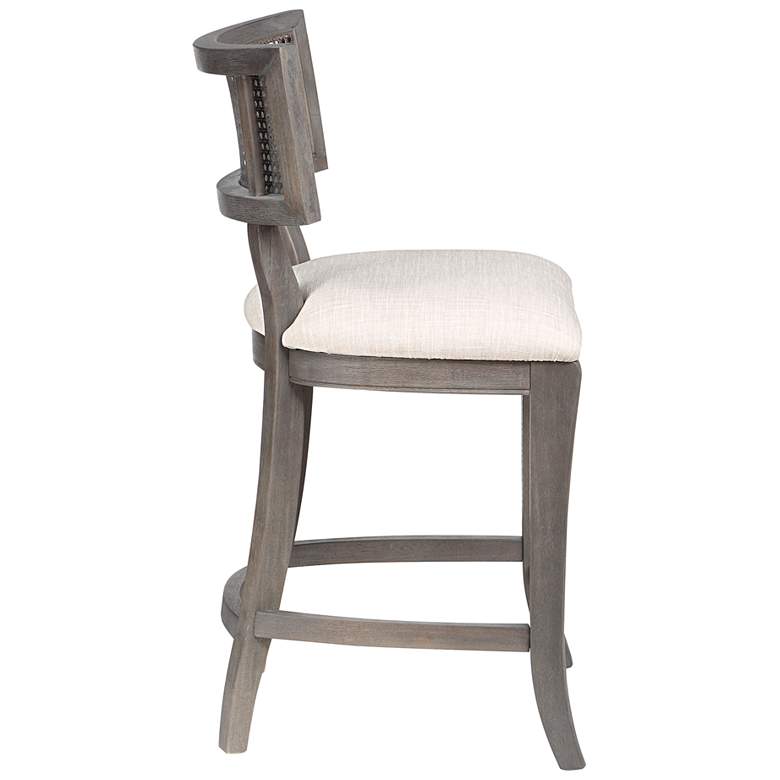 Image 7 Averill 25" Gray Wash Wood Counter Stool more views