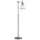 Averill Park Industrial Downbridge Galvanized Floor Lamp