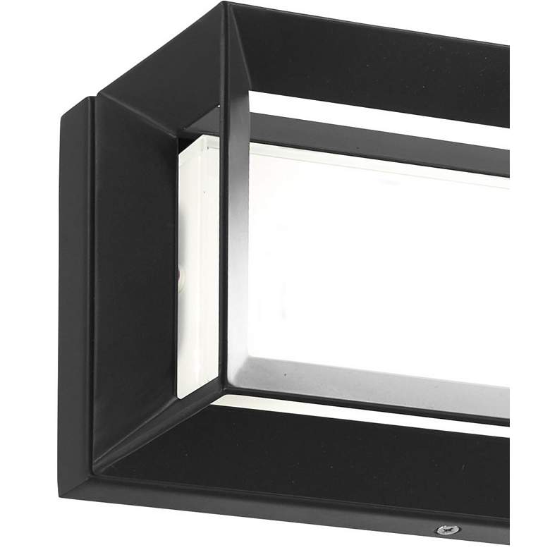 Image 4 Averton 22" Wide Coal Metal Rectangular LED Bath Light more views