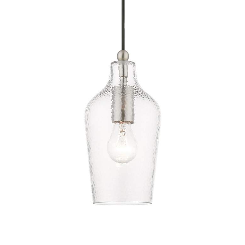 Image 4 Avery 1 Light Brushed Nickel Mini Pendant more views