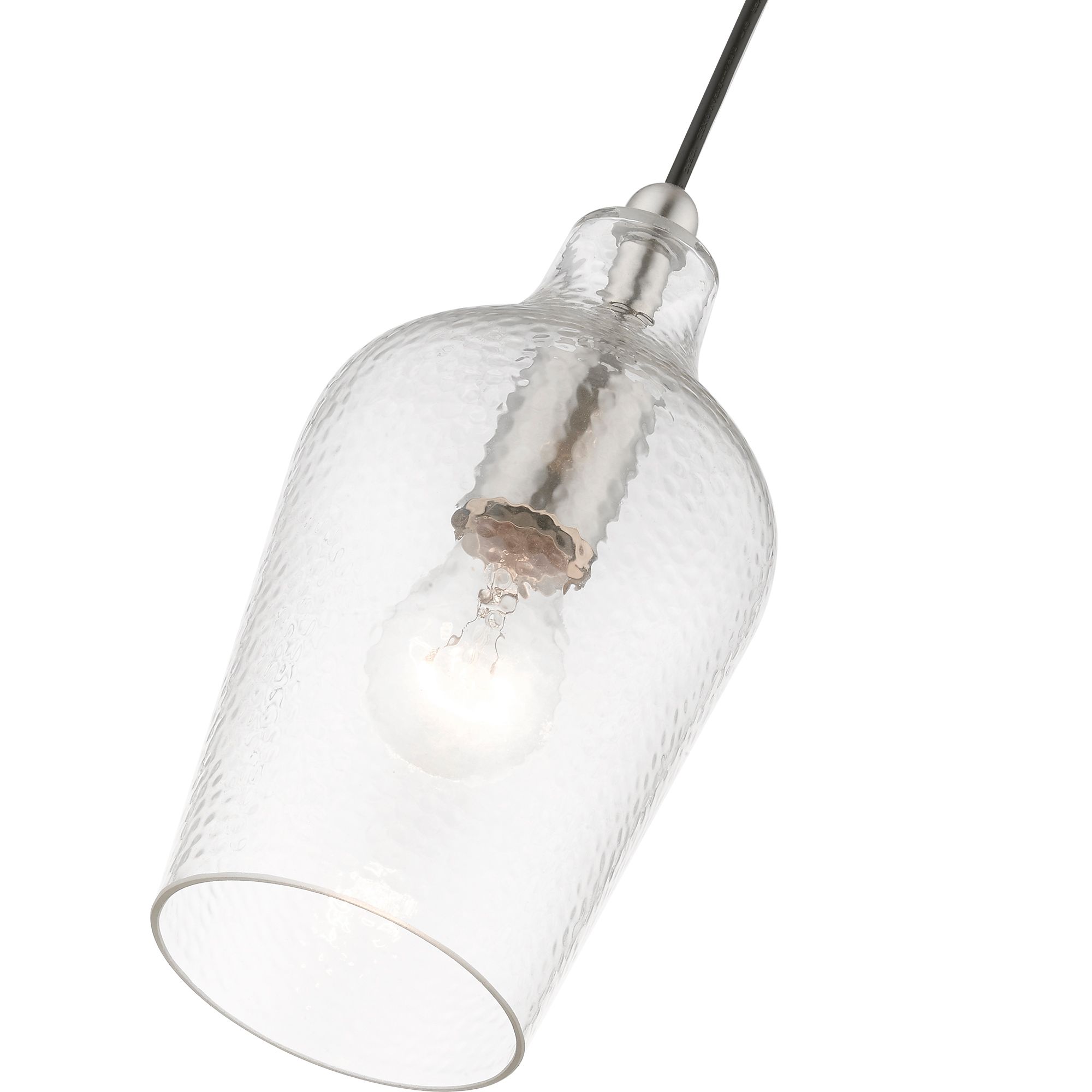Avery 1 Light Brushed Nickel Mini Pendant