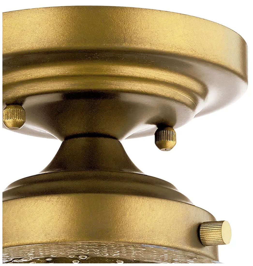 Image 5 Avery 1 Lt Semi Flush Brass more views