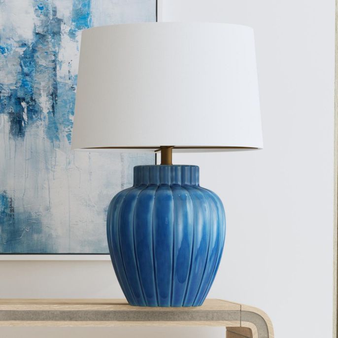 Thumbnail1 of Avery 26" High Blue Table Lamp
