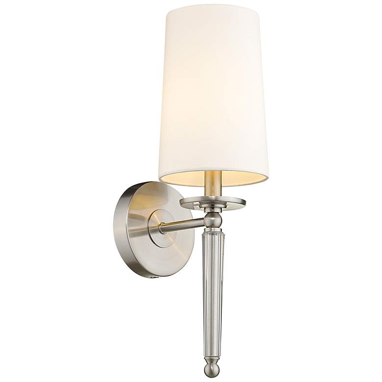 Image 1 Avery by Z-Lite Brushed Nickel 1 Light Wall Sconce