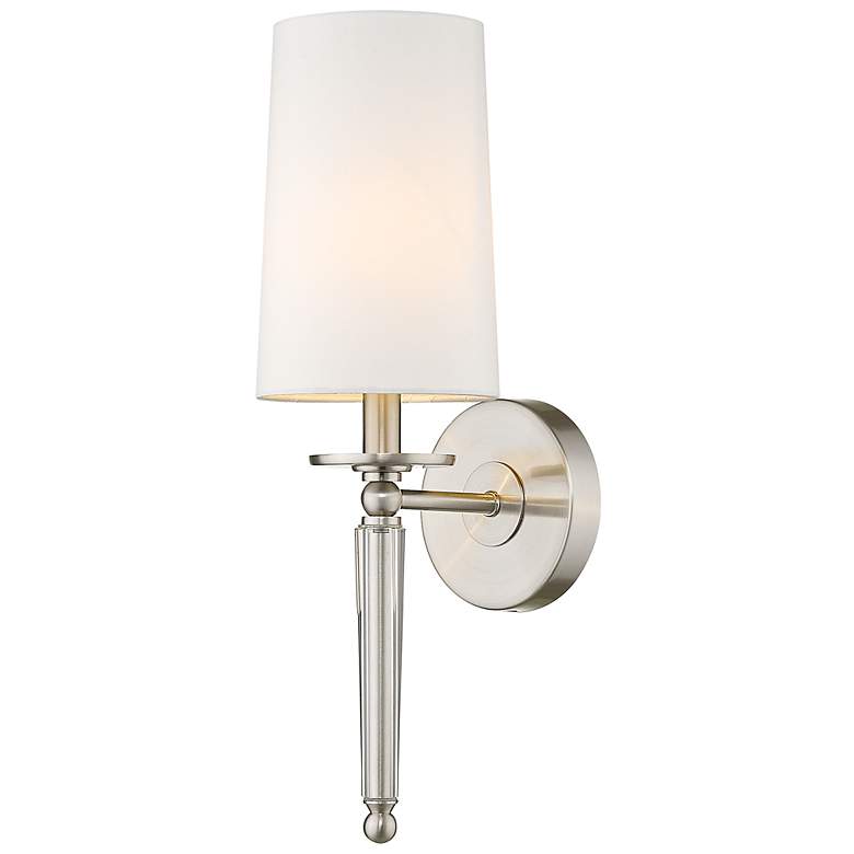 Image 4 Avery by Z-Lite Brushed Nickel 1 Light Wall Sconce more views