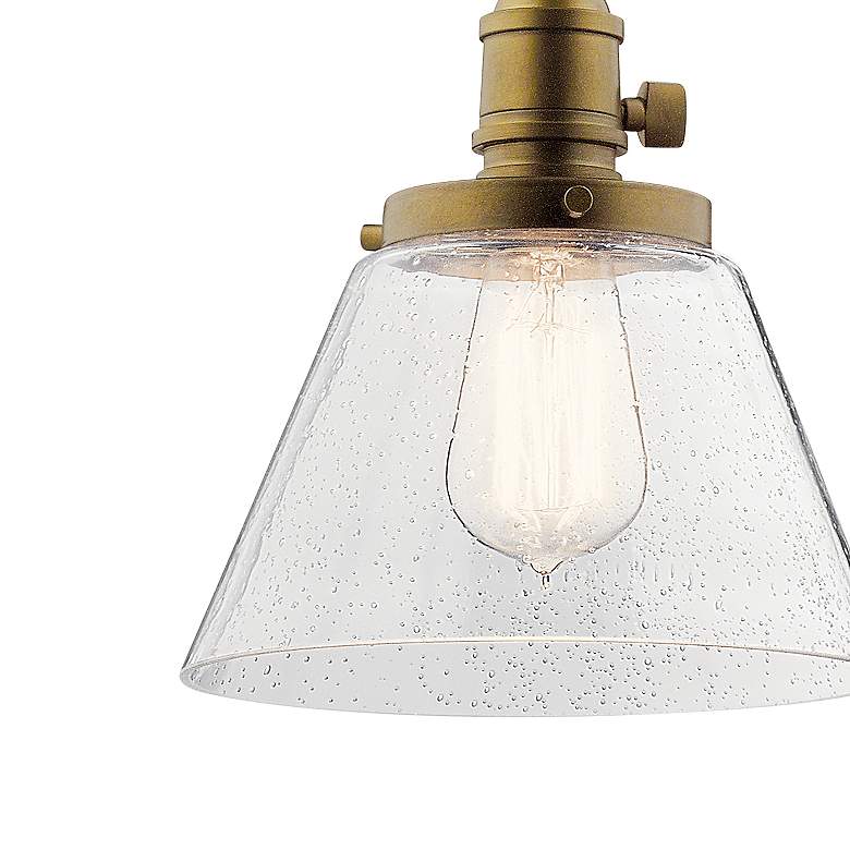 Image 3 Avery Cone Mini Pendant Natural Brass more views