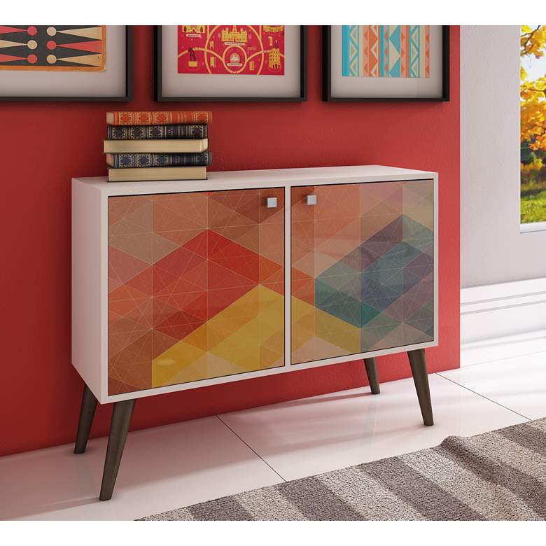 Image 3 Avesta 35 1/2 inch Wide Multi-Color Modern TV Stand or Cabinet more views