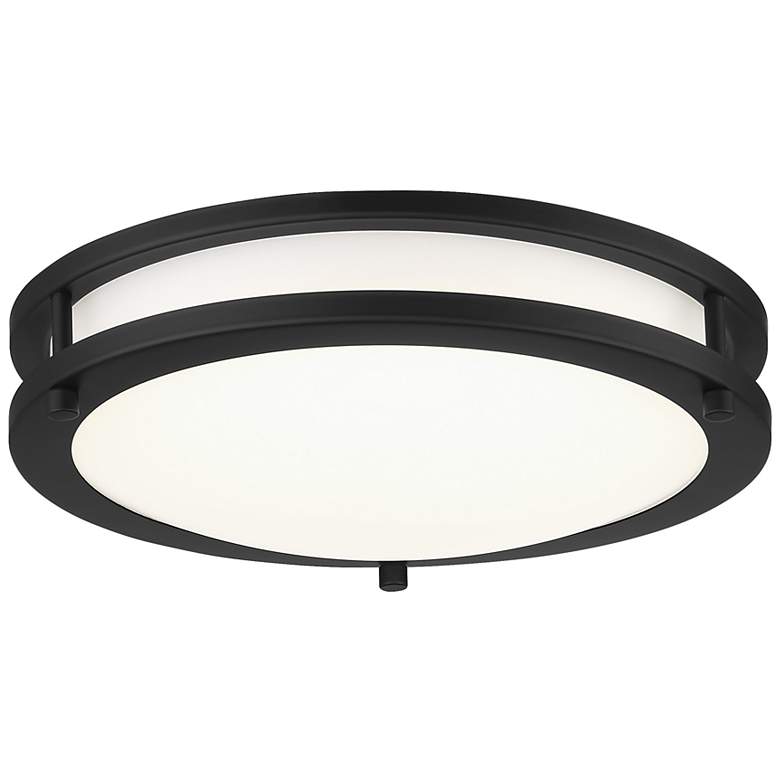 Image 1 Avila 11 3/4" Wide Coal LED Ceiling Light