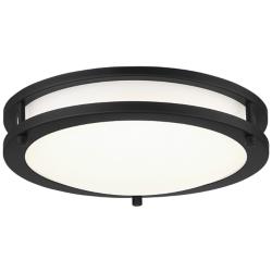 Avila 11 3/4" Wide Coal LED Ceiling Light