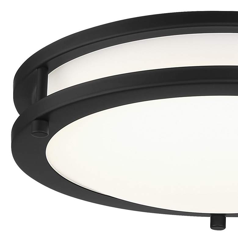 Image 2 Avila 11 3/4" Wide Coal LED Ceiling Light more views