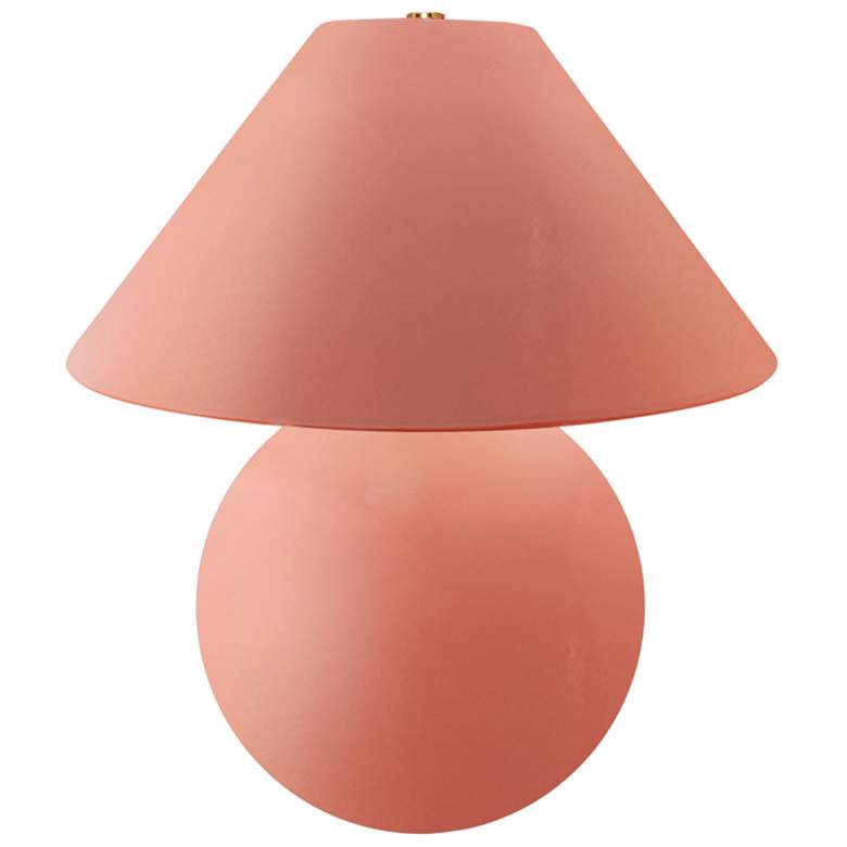 Image 1 Avola 12" High Short Gloss Blush Portable Lamp