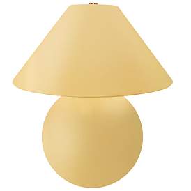 Image1 of Avola 16.75" High Tall Muted Yellow Portable Lamp