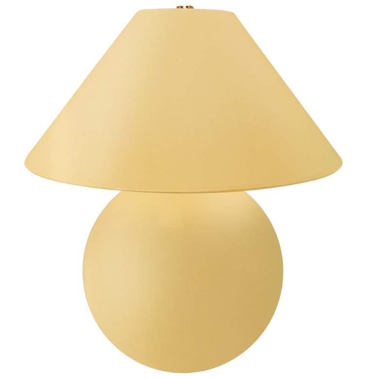 Image 1 Avola 16.75" High Tall Muted Yellow Portable Lamp