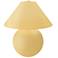 Avola 16.75" High Tall Muted Yellow Portable Lamp