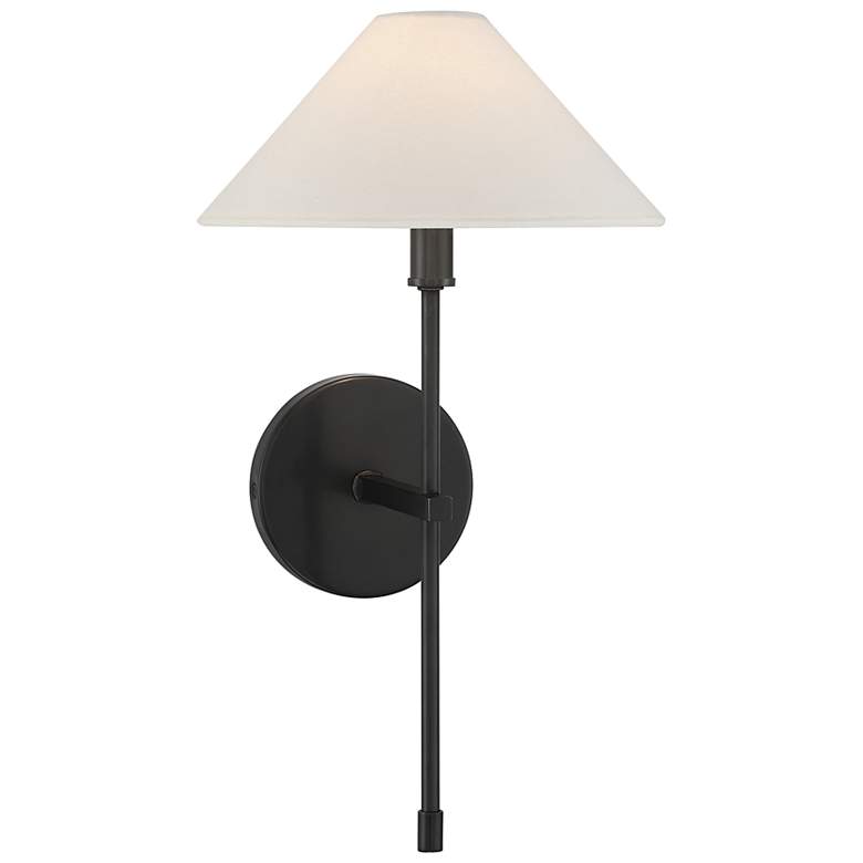 Image 1 Avon 1-Light Wall Sconce in Black Tourmaline