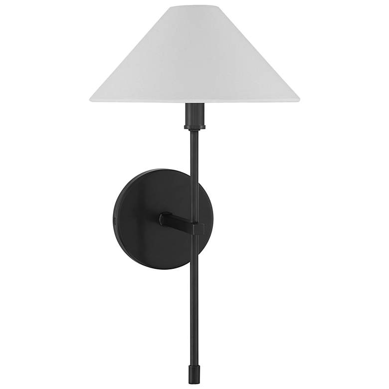 Image 2 Avon 1-Light Wall Sconce in Black Tourmaline more views
