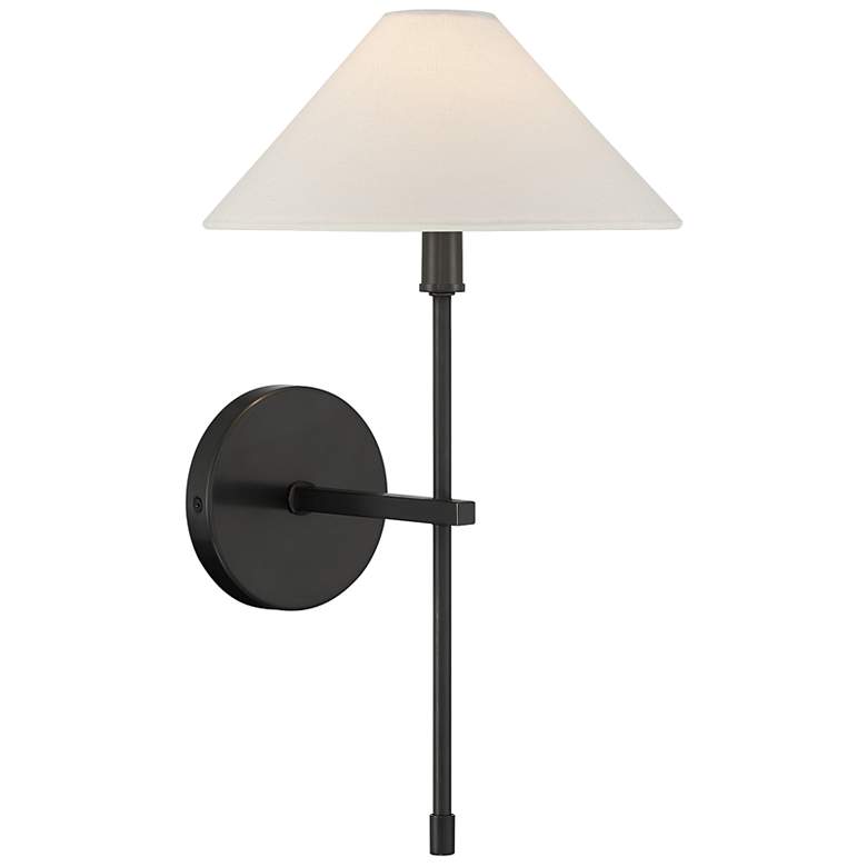 Image 4 Avon 1-Light Wall Sconce in Black Tourmaline more views