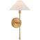 Avon 1-Light Wall Sconce in Warm Brass