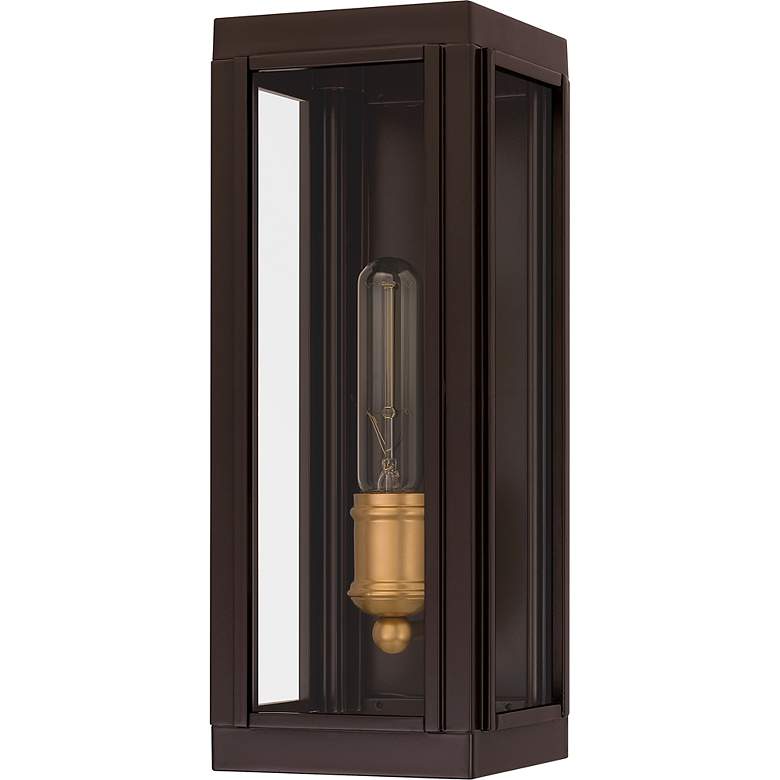 Image 2 Avon 1-Light Western Bronze Outdoor Wall Lantern more views