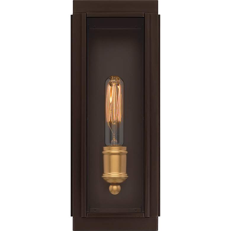 Image 3 Avon 1-Light Western Bronze Outdoor Wall Lantern more views