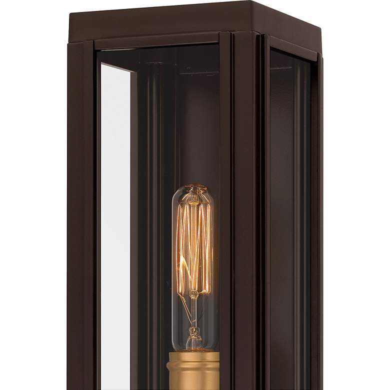 Image 5 Avon 1-Light Western Bronze Outdoor Wall Lantern more views