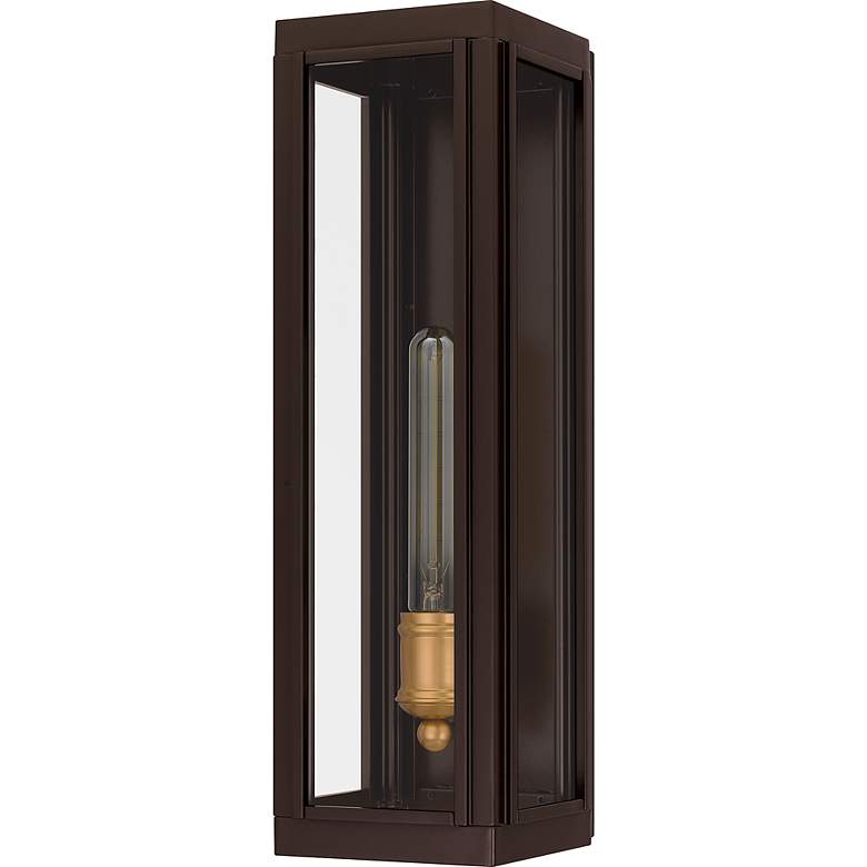Image 2 Avon 1-Light Western Bronze Outdoor Wall Lantern more views