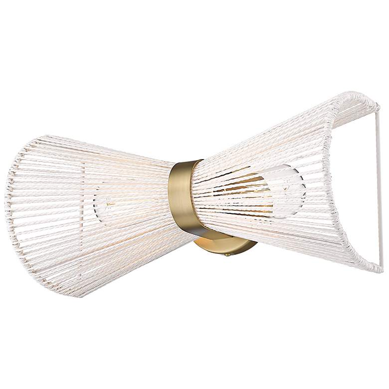 Image 6 Avon 16 3/4"H Brushed Champagne Bronze 2-Light Wall Sconce more views