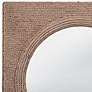 2_Avon Brown Sisal Rope 42" Square Oversized Wall Mirror more views