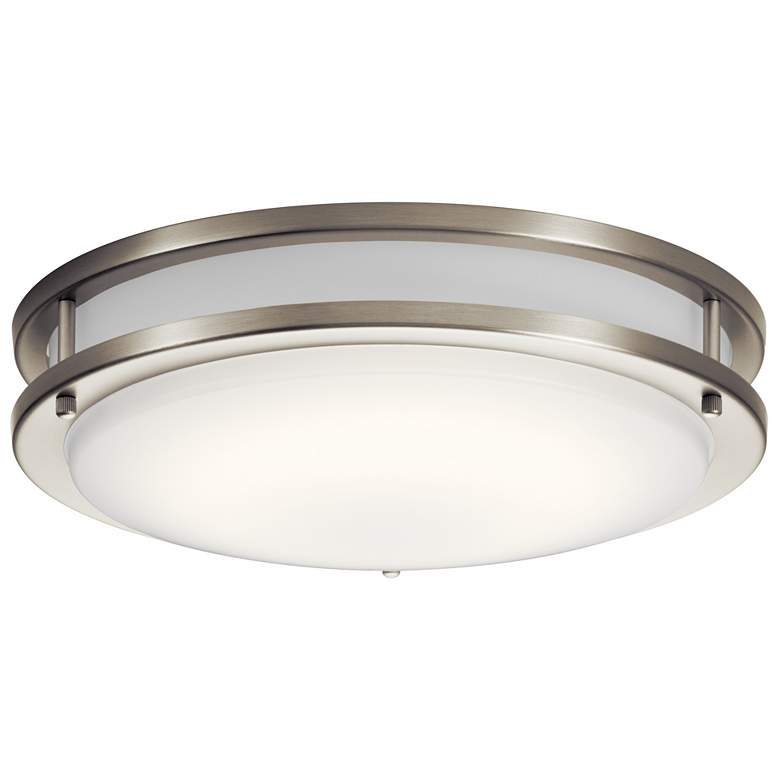 Image 1 Avon Brushed Nickel Flush Mount LED