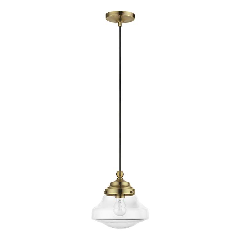 Image 3 Avondale 1 Light Antique Brass Mini Pendant more views