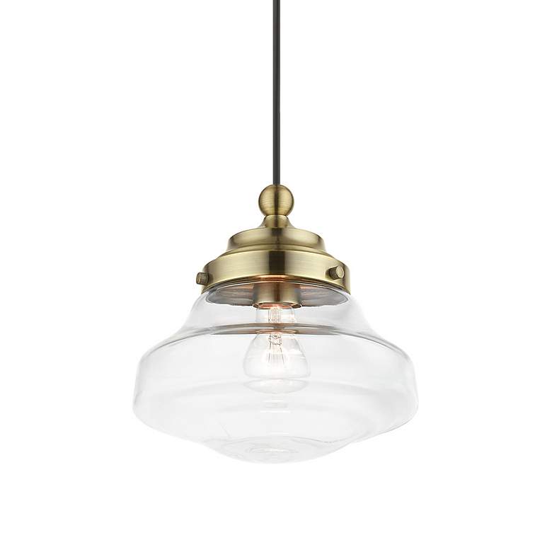 Image 5 Avondale 1 Light Antique Brass Mini Pendant more views