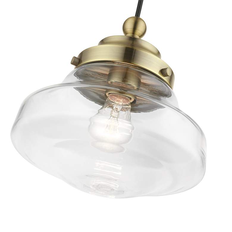 Image 6 Avondale 1 Light Antique Brass Mini Pendant more views