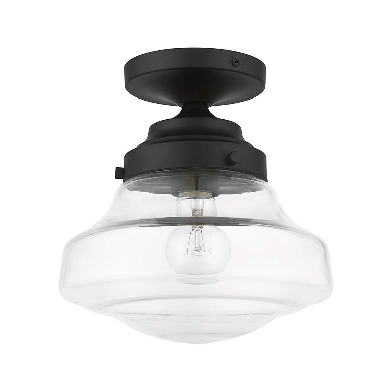 Image 3 Avondale 1 Light Black Semi-Flush more views