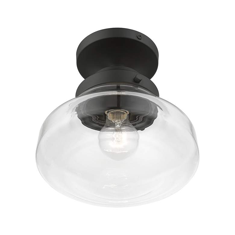Image 6 Avondale 1 Light Black Semi-Flush more views