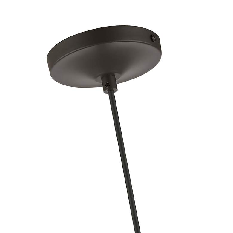 Image 7 Avondale 1 Light Bronze with Antique Brass Accent Mini Pendant more views