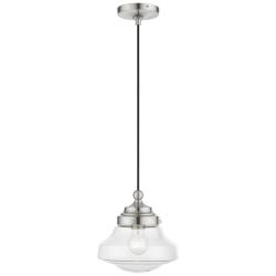 Avondale 1 Light Brushed Nickel Mini Pendant