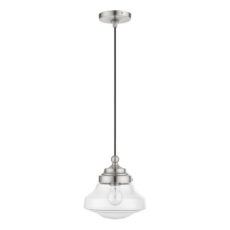 Image 3 Avondale 1 Light Brushed Nickel Mini Pendant more views