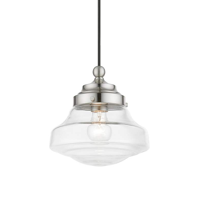 Image 4 Avondale 1 Light Brushed Nickel Mini Pendant more views