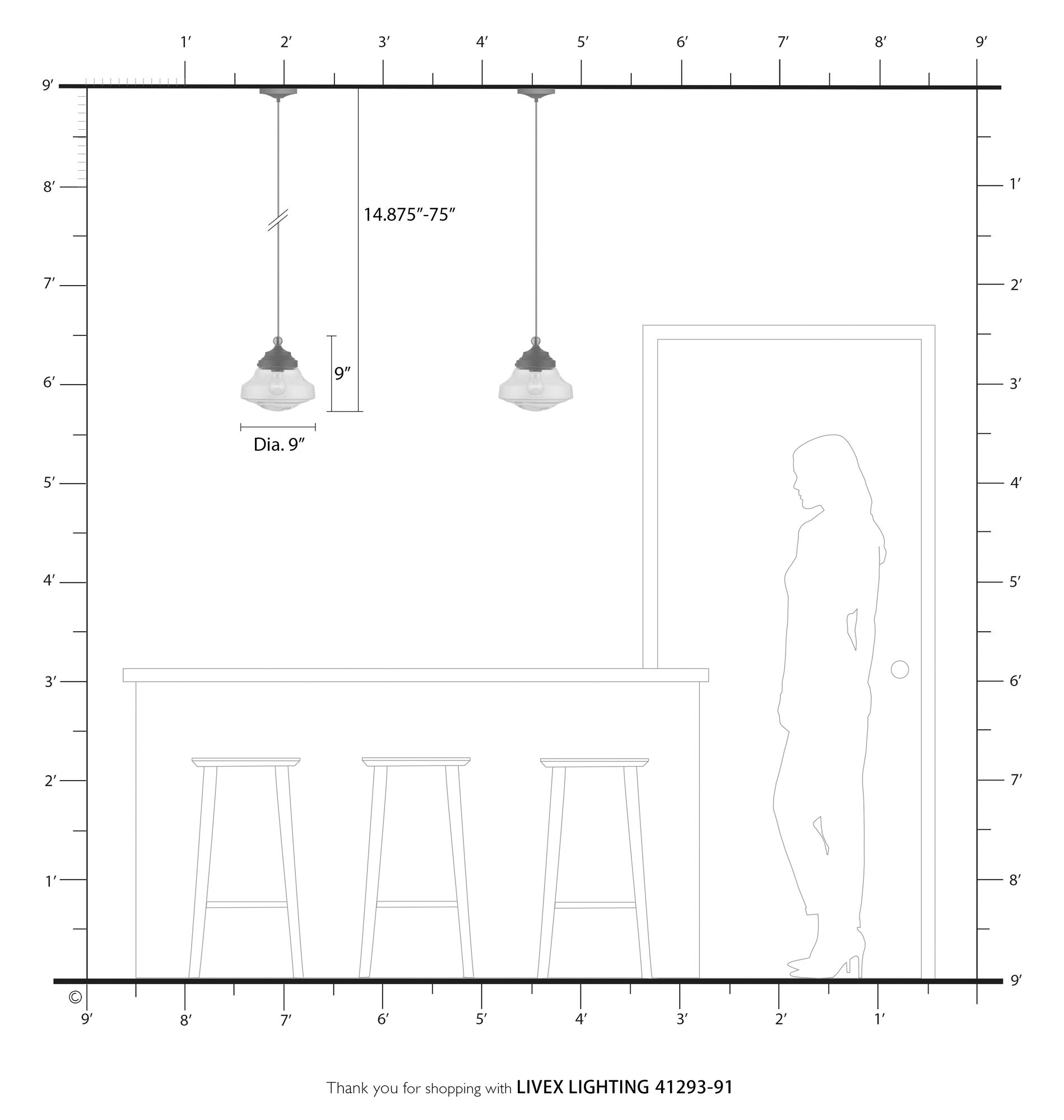 Avondale 1 Light Brushed Nickel Mini Pendant
