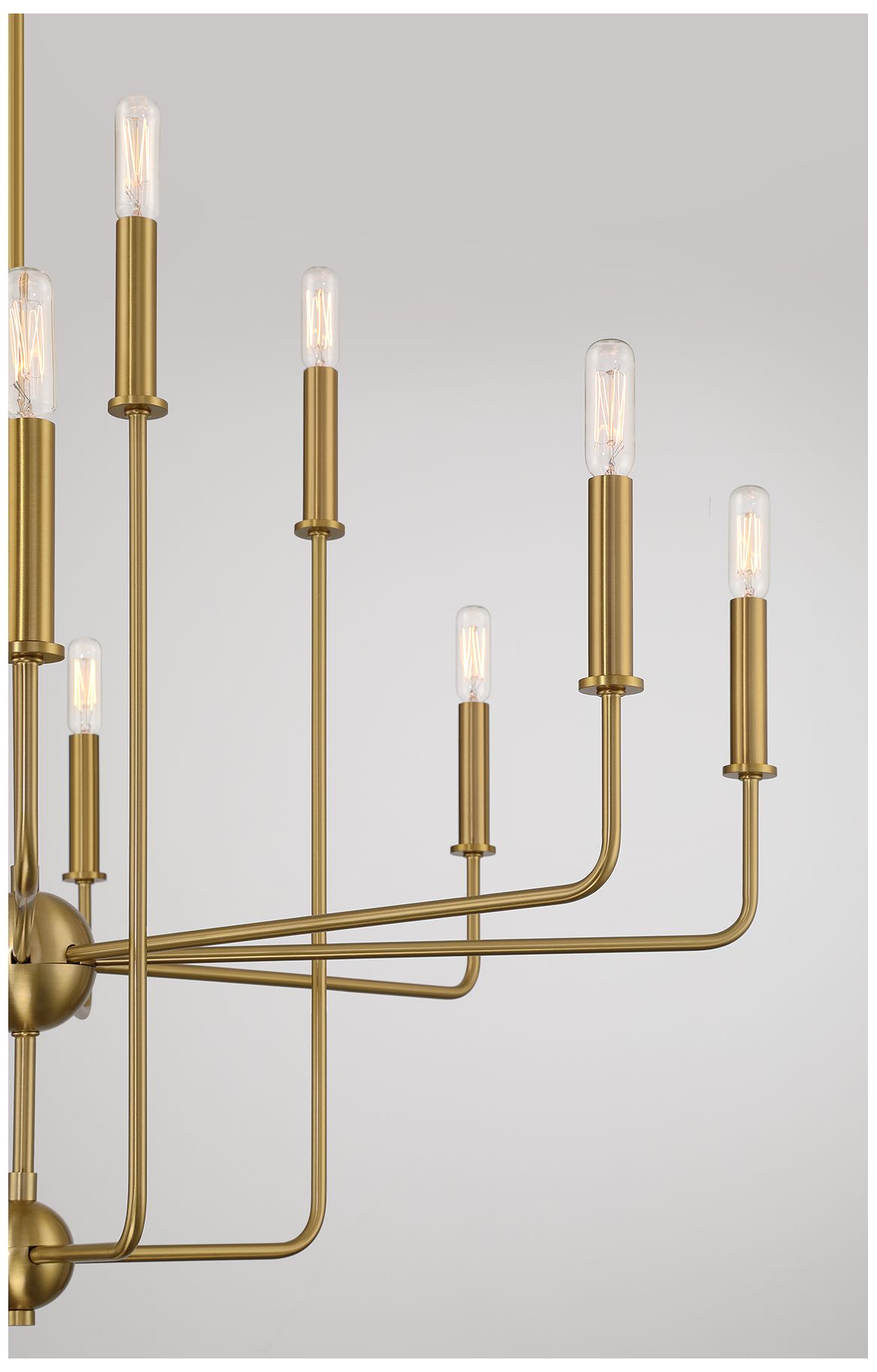 Image 7 Avondale 12-Light Chandelier in Warm Brass more views
