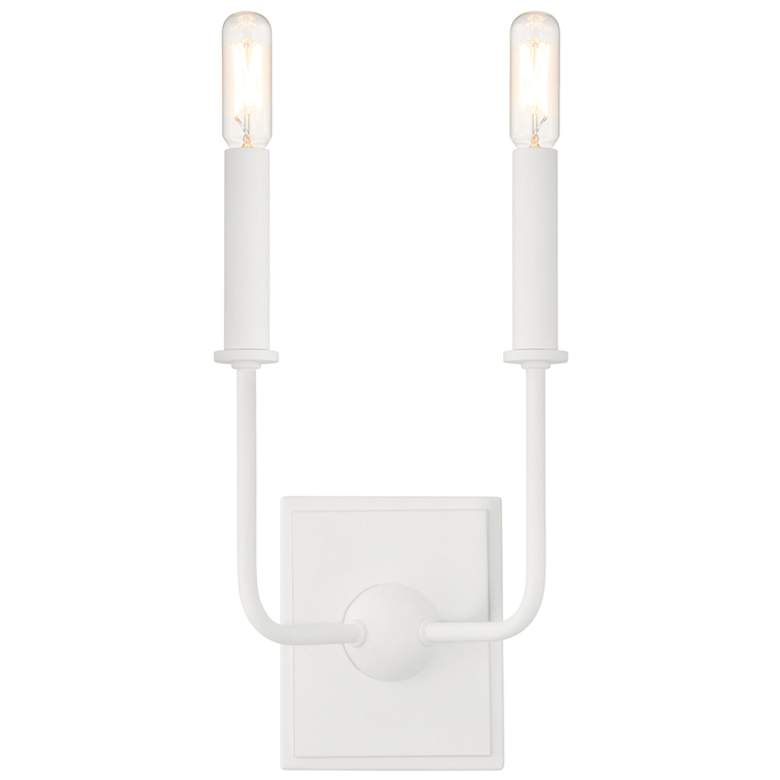 Image 1 Avondale 2-Light Wall Sconce in Bisque White