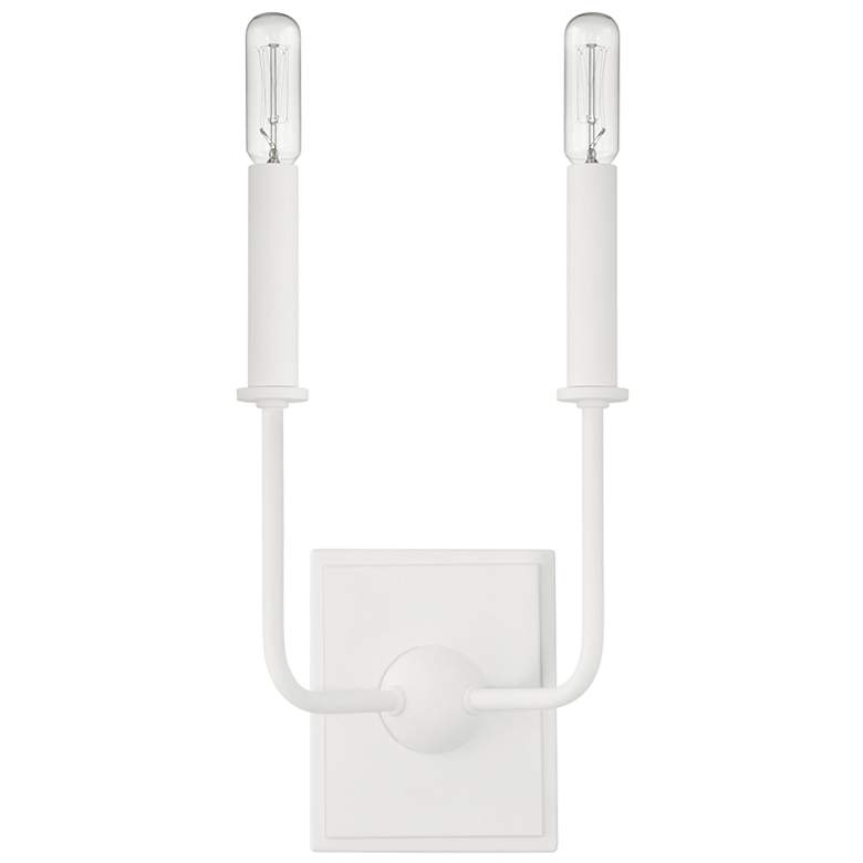 Image 2 Avondale 2-Light Wall Sconce in Bisque White more views