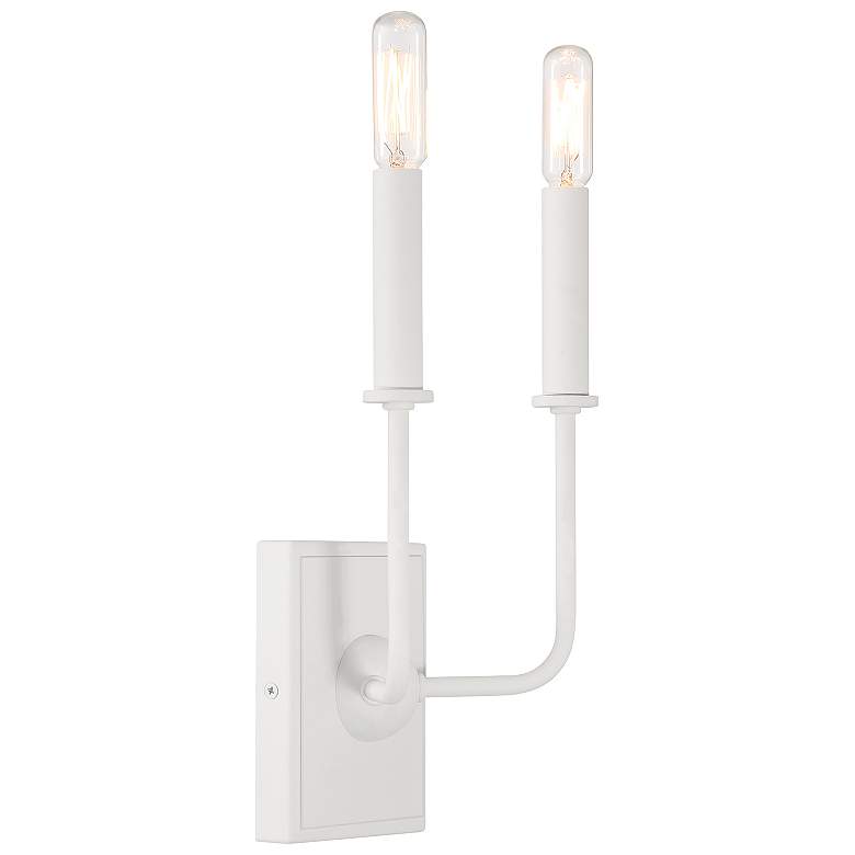 Image 4 Avondale 2-Light Wall Sconce in Bisque White more views
