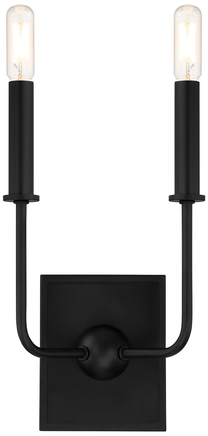 Thumbnail1 of Avondale 2-Light Wall Sconce in Matte Black