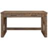 Avondale 58" Wide Weathered Oak 1-Drawer Wood Writing Desk