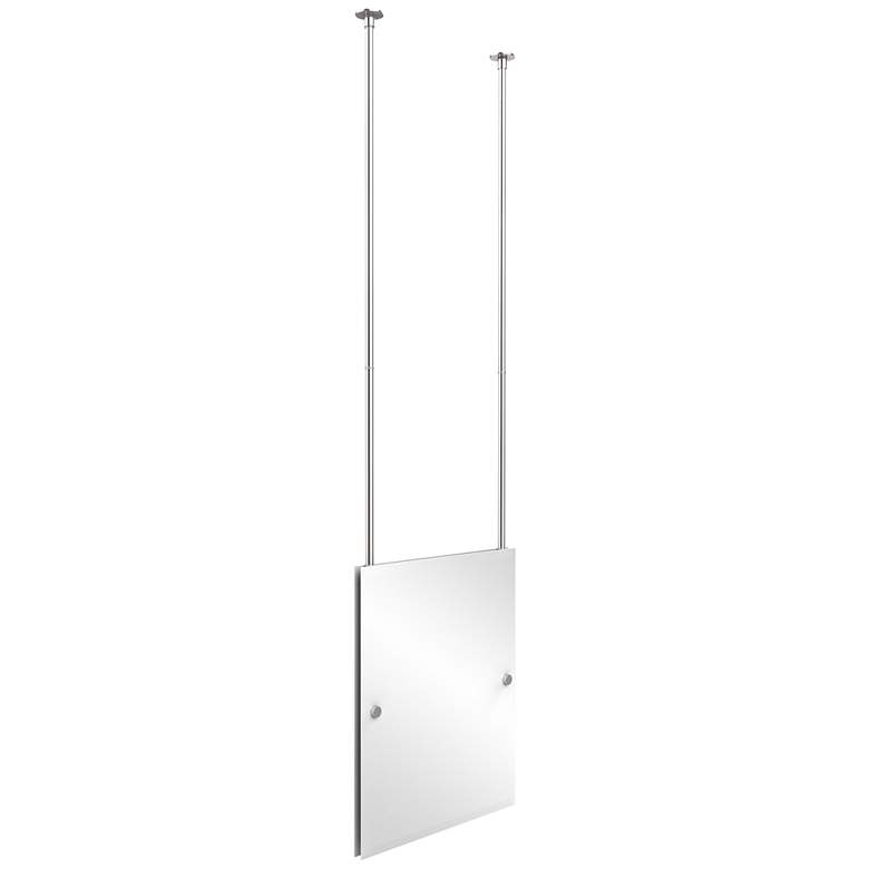 Image 1 Avondale Ceiling-Hung Polished Chrome 21" x 26" Mirror