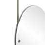 Avondale Ceiling-Hung Polished Nickel 21" x 29" Oval Mirror