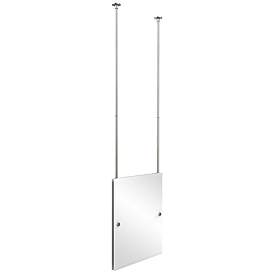 Image1 of Avondale Ceiling-Hung Satin Nickel 21" x 26" Mirror
