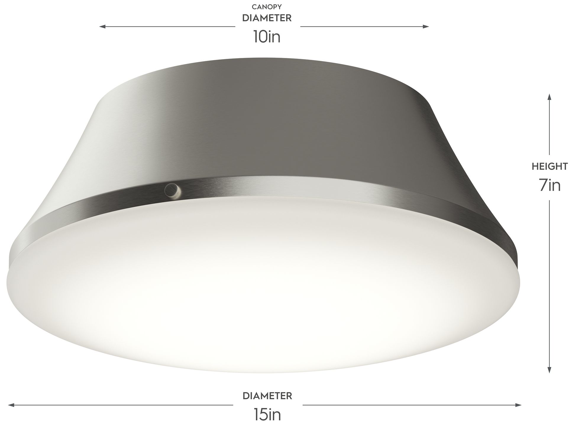 Image 6 Avra Large 3-Light Flush Mount with Etched White Glass Shade more views