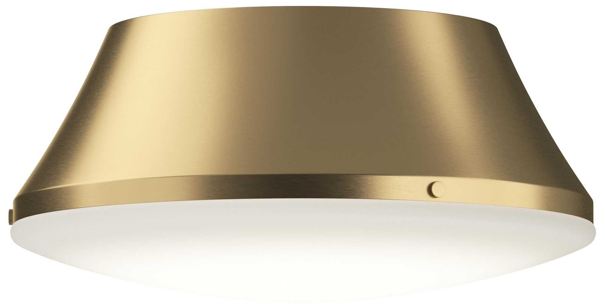 Image 7 Avra Large 3-Light  Flush Mount with Etched White Glass Shade more views